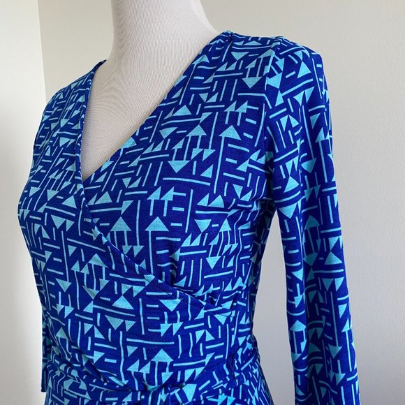 Stitch Fix 41 Hawthorne Renesme Jersey Faux Wrap Dress - Picture 4 of 15